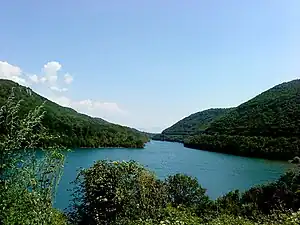 Blick auf den Stausee (2013)