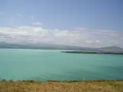 Blick vom Kloster Sewanawank auf den See