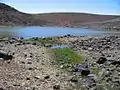 Lake Waiau, Abfluss, Mai 2005