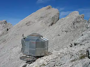 Biwakschachtel bei der Laliderer Spitze