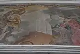 Verkündigungsszene an der Emporenbrüstung