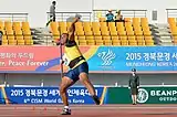 Júlio César de Oliveira warf den Speer in der Qualifikation auf 79,81 m und schied damit aus