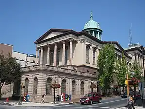 Das Lancaster County Courthouse in Lancaster, seit 1978 im NRHP gelistet