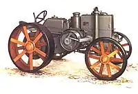 Landini 25/30 HP, Baujahr: 1924, 25–30 PS, Hubraum: 11.800 cm³, 2.200 kg.