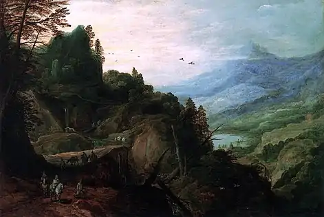 Landschaft mit einem Gebirgspass, c. 1620, Liechtenstein Museum, Wien