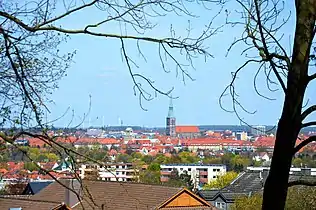Blick zum Dom und St. Andreas am Steinberg