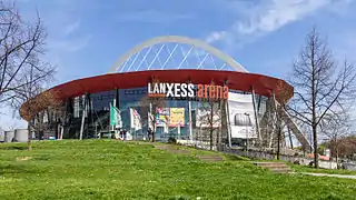 Die Lanxess Arena ist die größte Halle der Bundesliga 2010/11.
