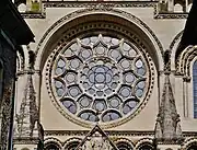Rose der Westfassade, um 1200,im 19. Jh. erneuert