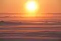 Laptewsee: Sonnenuntergang