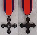 Laterankreuz (1. Ausführung) in Bronze