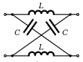 Lattice-Schaltung bzw. Boucherot-BrückeFilter 2. Ordnung