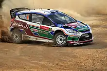 Jari-Matti Latvala im Ford Fiesta RS WRC bei der Rallye Portugal