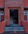 Laubenganghaus Heilbronn Portal Backstein­expressionismus