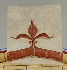 Laubwerk an Pfeilerwand