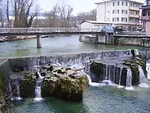 Wasserfall (Laufen) der Birs in Laufen