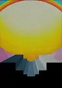 Der Himmel ist voller Linien, 1972, Öl/Leinwand, 175 × 125