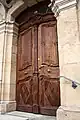Die barocke Eingangstür