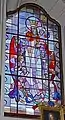 Farbglasfenster: Schutzmantel-Madonna
