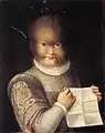 Porträt von Tognina Gonsalvus (1580)