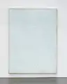 Lawrence Carroll, Untitled (Blue Painting), 2016, Oil, wax, house paint, canvas, staples on wood, 289 (h) x 216 x 10 cm / 113¾ (h) x 85 x 4 in