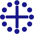 Lazaruskreuz, nimbiert