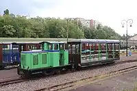 Socofer-Diesellokomotive des Train des Deux Vallées