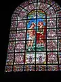 Glasfenster mit Taufe Jesu