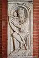 Romanisches Wandfries König David mit der Harfe aus der Kirche Notre-Dame de la Daurade