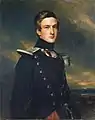 Porträt des Duc d’Aumale als Major des XVII. Chevauleger, Öl auf Leinwand, Franz Xaver Winterhalter (um 1840)