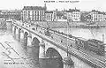 Pont du Coteau in Roanne (erbaut 1834, Foto 1909)