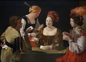Der Falschspieler mit dem Karo-Ass (Georges de la Tour)