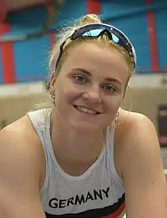 Mit jeweils drei Goldmedaillen die erfolgreichsten Sportler der EM: Lea Sophie Friedrich und Harrie Lavreysen