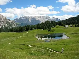 Der Lech Sant, Naturdenkmal.