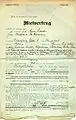 Mietvertrag von Oberschulrat Dr. Bertold Hartmann aus dem Jahre 1918