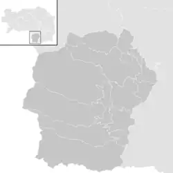 Lage der Gemeinde Bezirk Deutschlandsberg   im Bezirk Deutschlandsberg (anklickbare Karte)