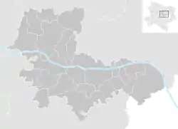 Lage der Gemeinde Bezirk Tulln   im Bezirk Tulln (anklickbare Karte)