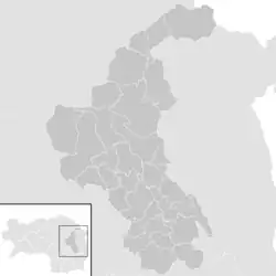 Lage der Gemeinde Bezirk Weiz   im Bezirk Weiz (anklickbare Karte)