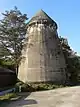 Winkelturm des ehemaligen Reichsbahnbetriebswerks in Lehrte Richtersdorf