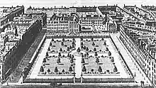 Leicester Square in London 1750