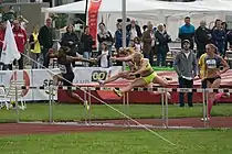 Maíla Machado(ganz links) schied als Siebte ihres Halbfinallaufs aus