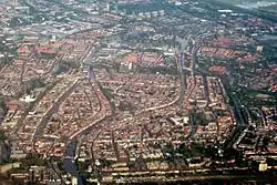 Luftbild von Leiden