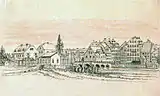 Gerbertor und Gerberbrücke (1848)