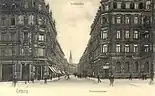 Die Kurprinzstraße um 1900, links der „neue Kurprinz“