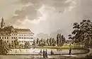 Der Schwanenteich mit dem Georgenhaus 1796