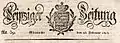 Leipziger Zeitung vom 23. Februar 1814