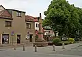 Postmeilensäule in Leisnig