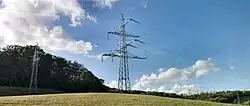 Abzweig der 220-kV-Leitung Lehrte–Borken zum Pumpspeicherkraftwerk Erzhausen
