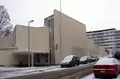 Tageszentrum und die Bibliothek in Vallila, Helsinki, 1991.