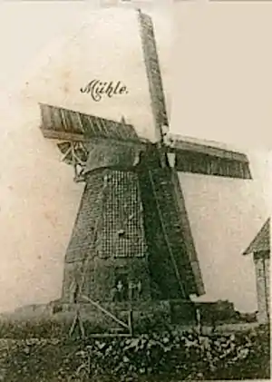 Die Mühle(Postkartenausschnitt, vor 1909)