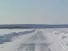Eisstraße über die Lena